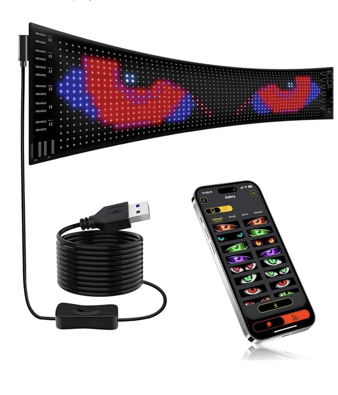 23×5 LED Matrix Panel