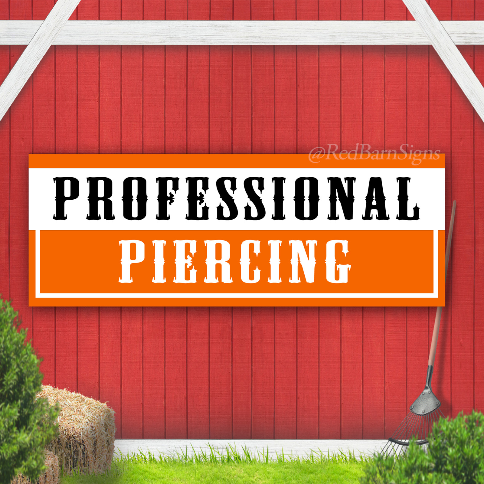 Professional Piercing Indoor Outdoor Vinyl Banner Design