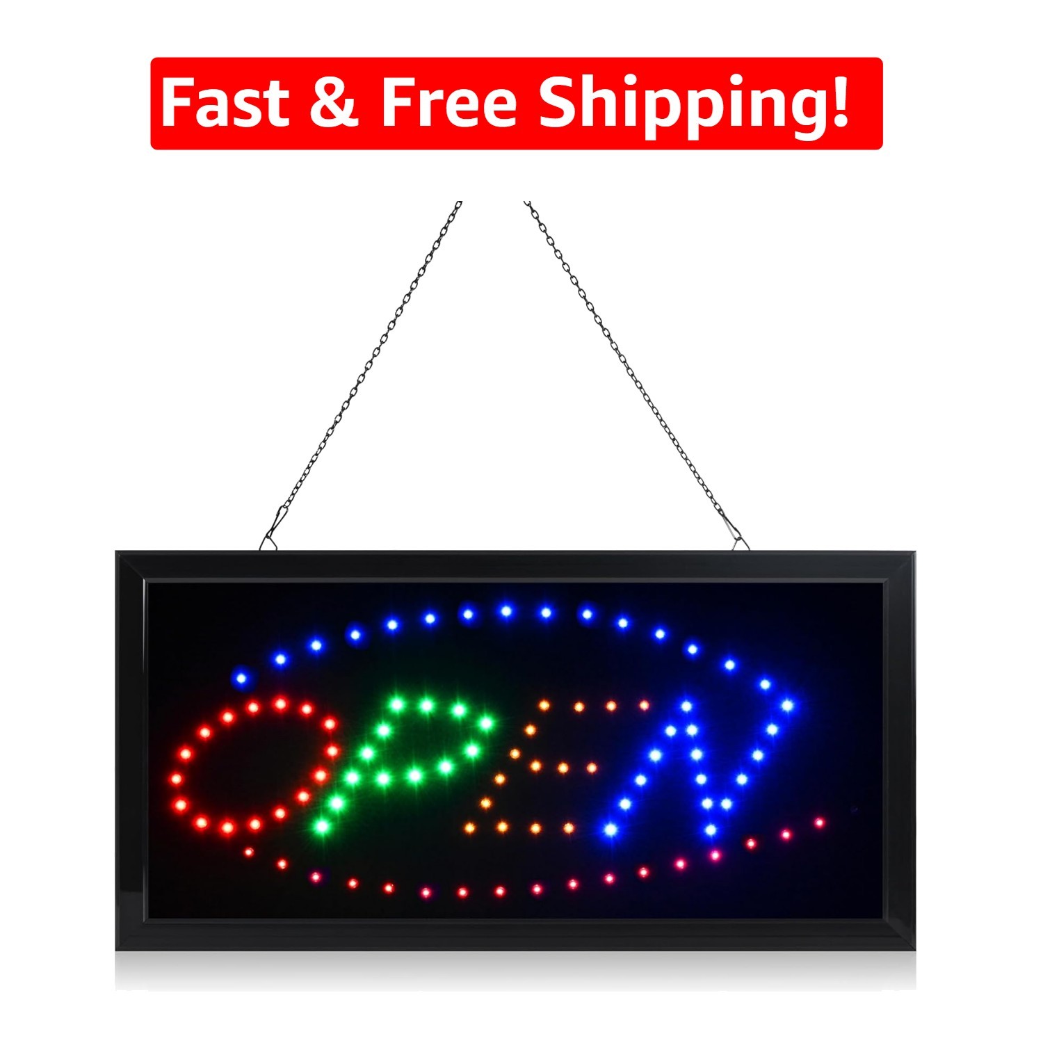 Bright LED Neon Open Sign with Animation for Ultimate Storefront Visibility