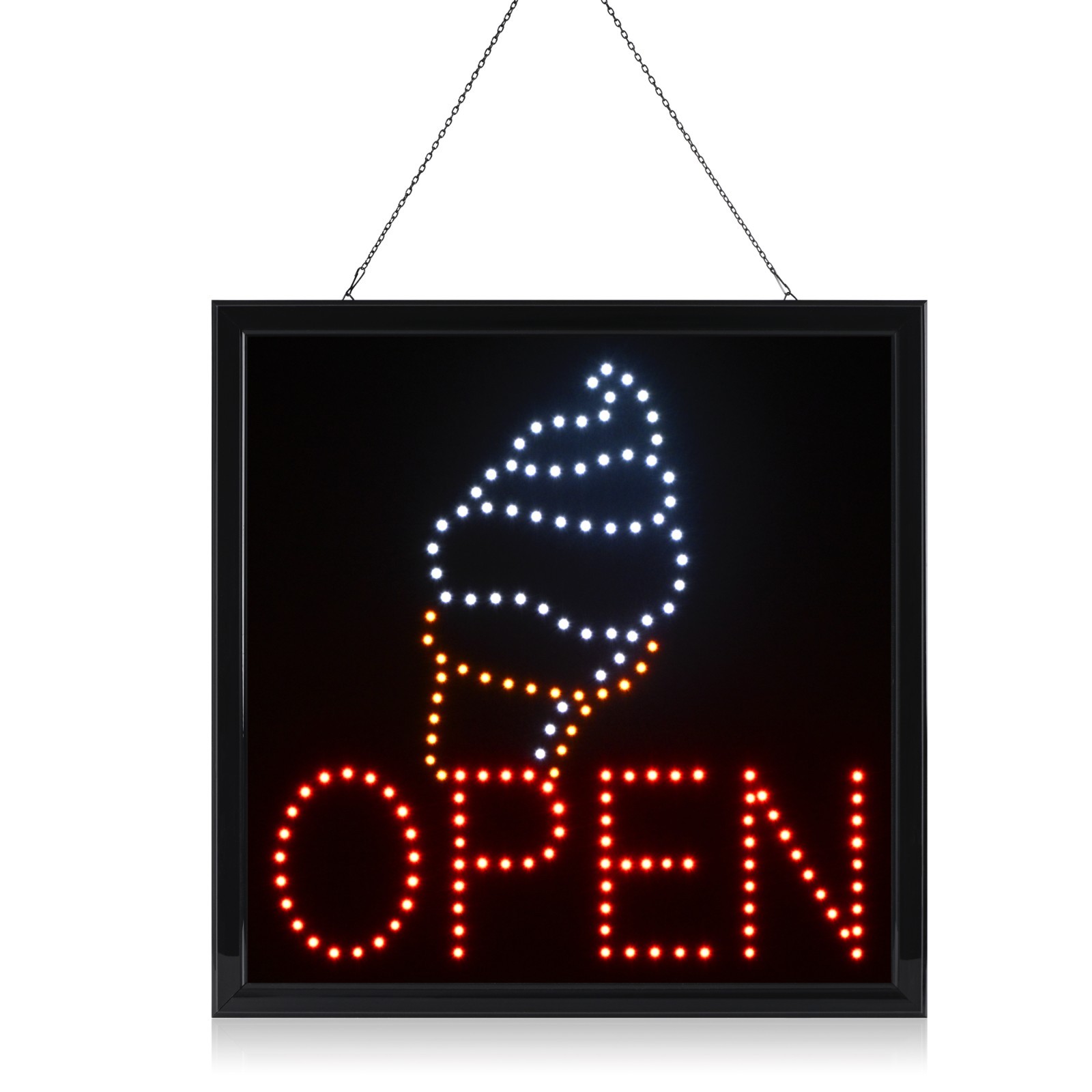 Bright LED Neon Light OPEN Signs Business Sign Animated Motion Display w/ON OFF
