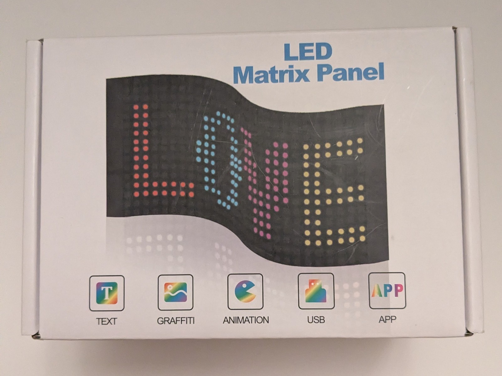 Programmable LED Matrix, Flexible, 23″x5″ , By CoolLEDM