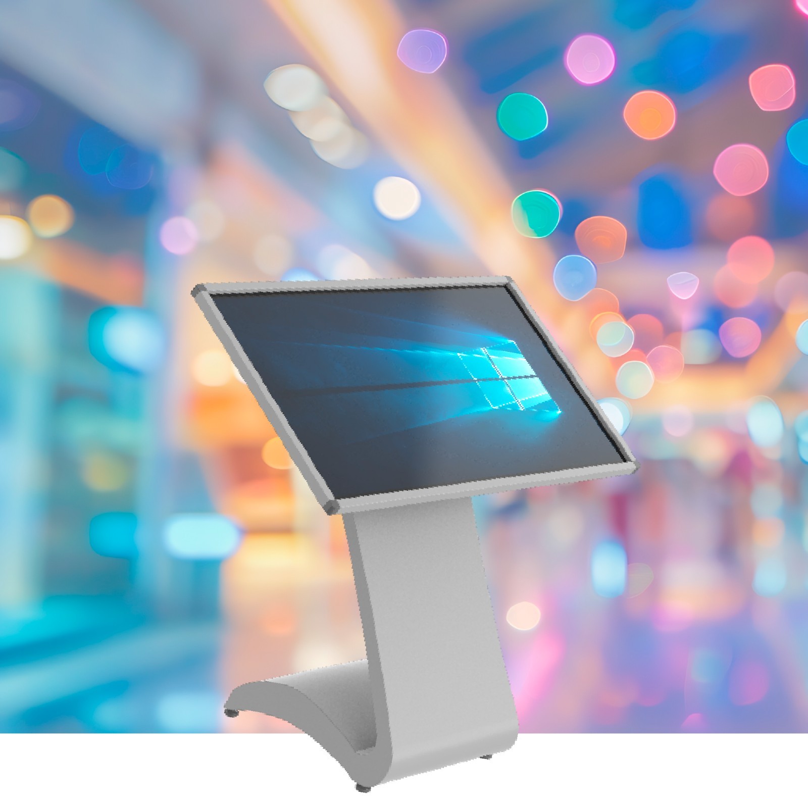 TV Liquidator 32″ Pedestal Touch Screen Computer Kiosk – Windows 11 Pro
