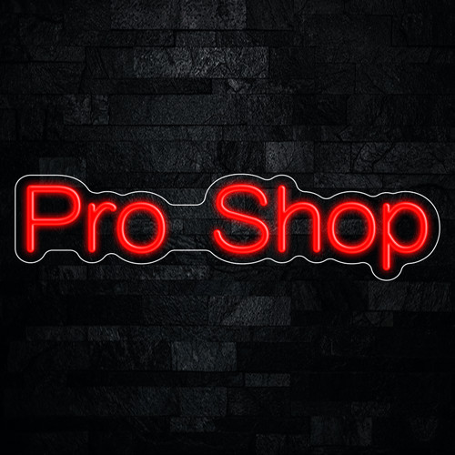 Pro Shop LED Neon Sign 24″L x 6″H #33339