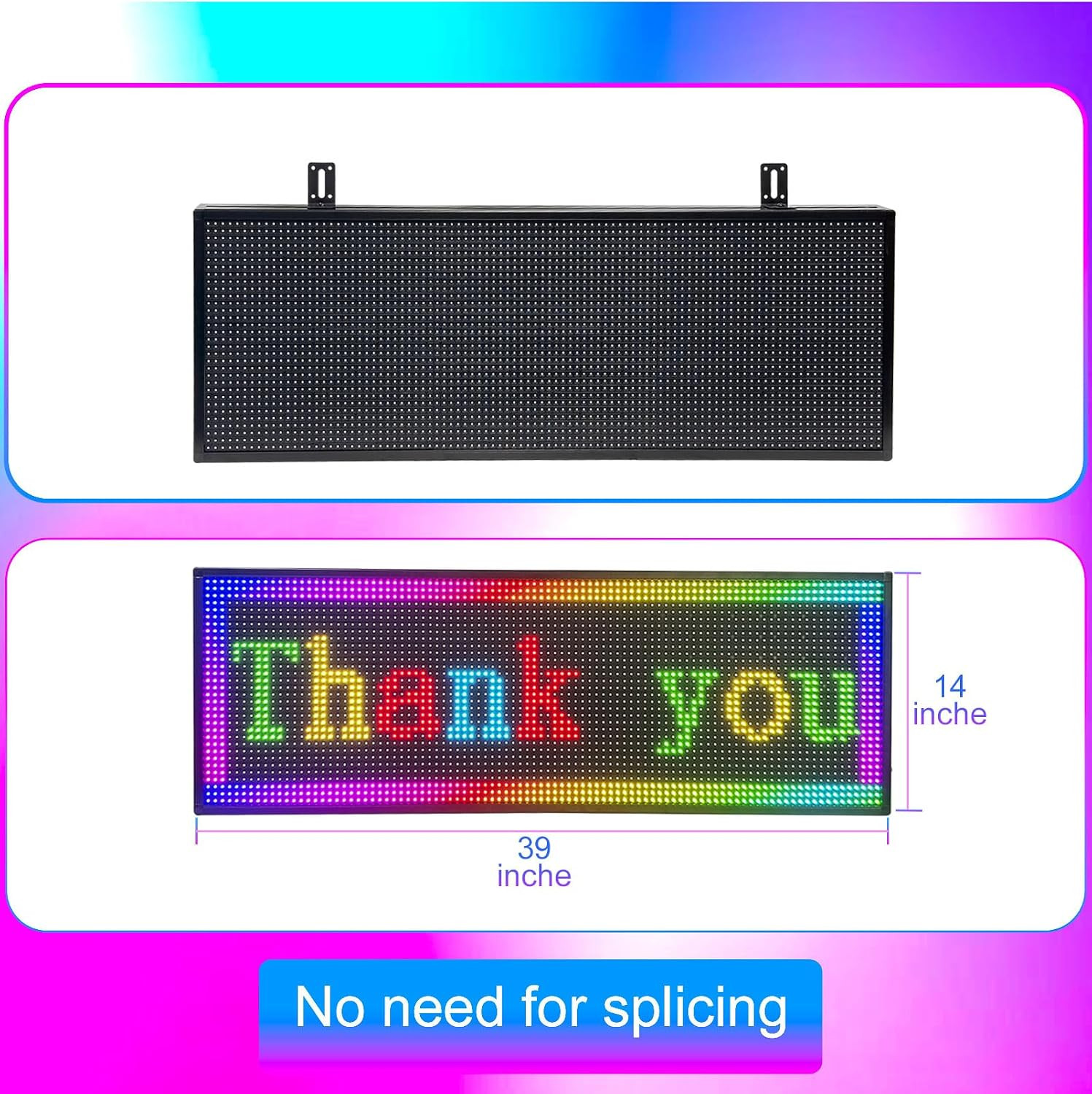 Programmable Scrolling LED Sign Outdoor Signs for Businesses Pantalla LED Para P