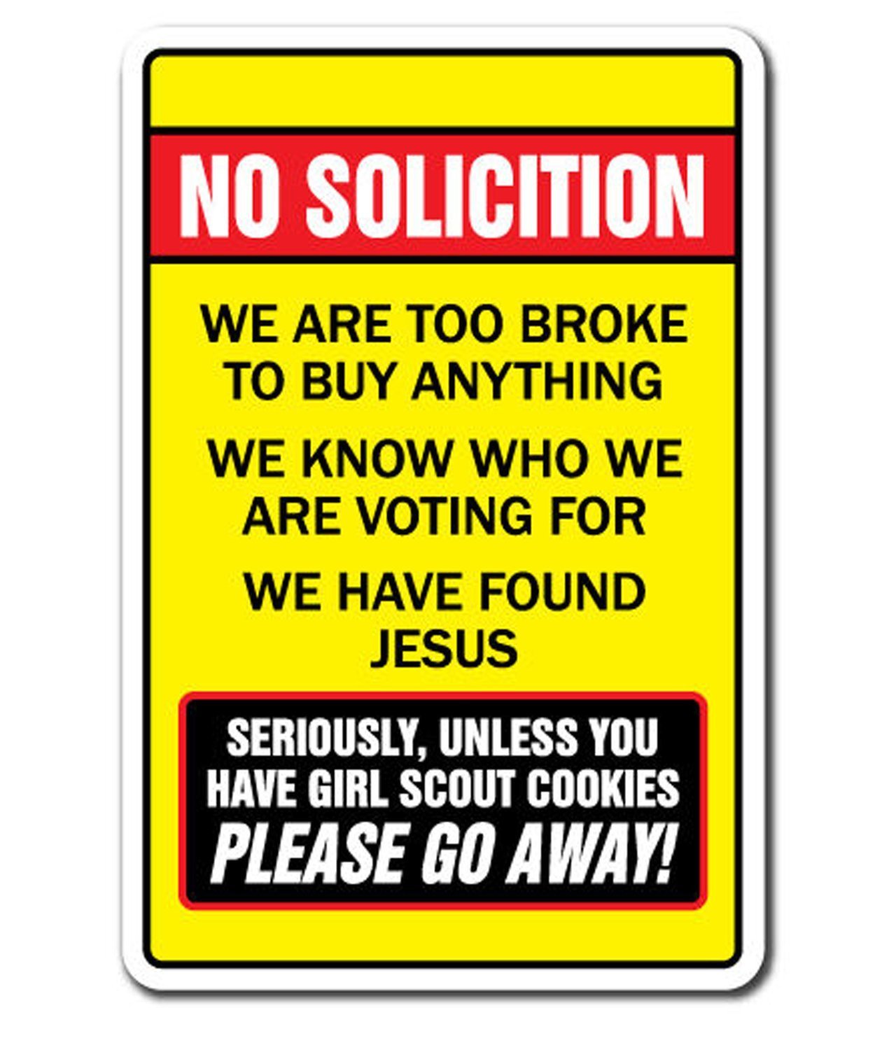Warning Caution and Notice No Soliciting Reserved Parking Smile Camera PVC Signs