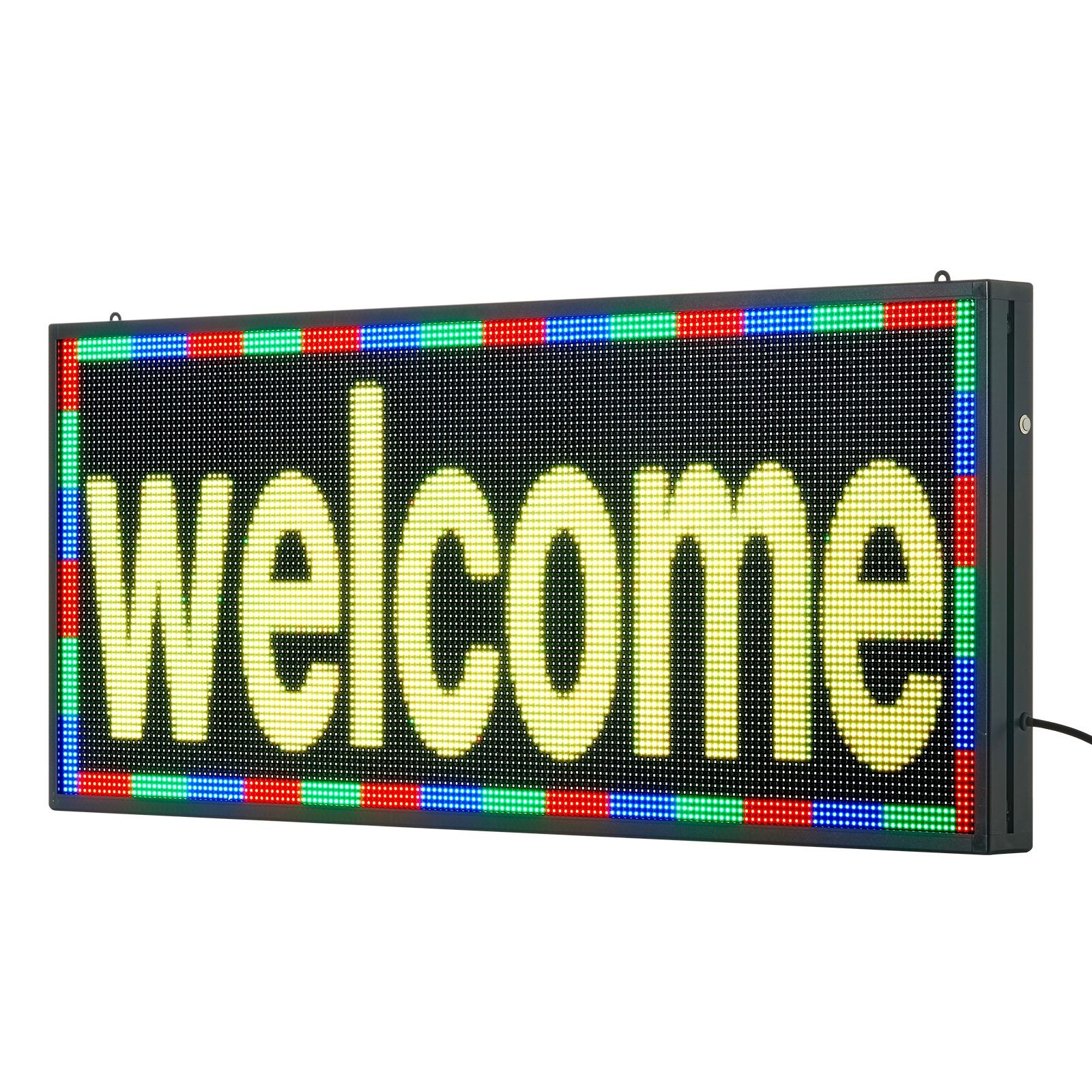 40x18in Programmable LED Panel, Text/GIF/Time/Date Display