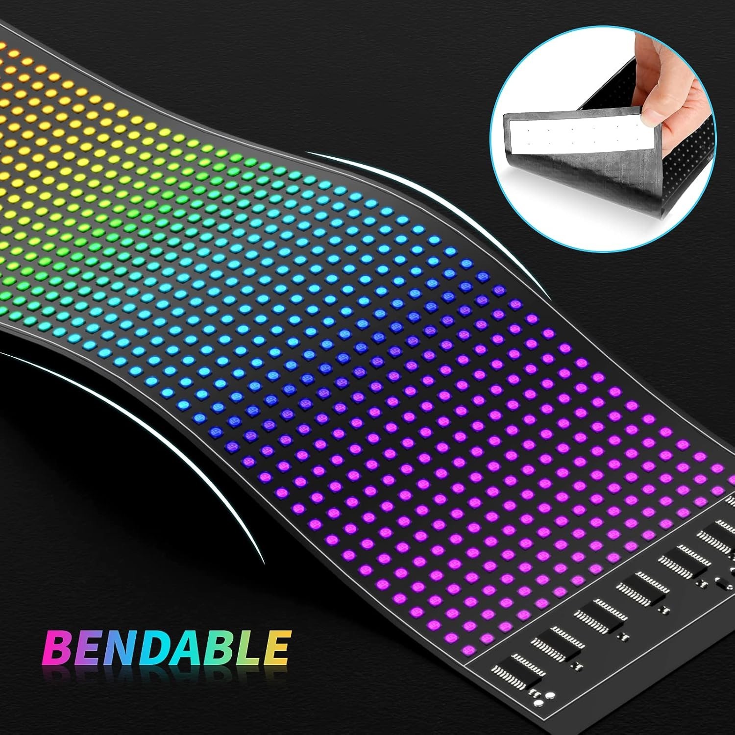 Bright Customizable RGB LED Sign – App-Controlled for Shops & Celebrations