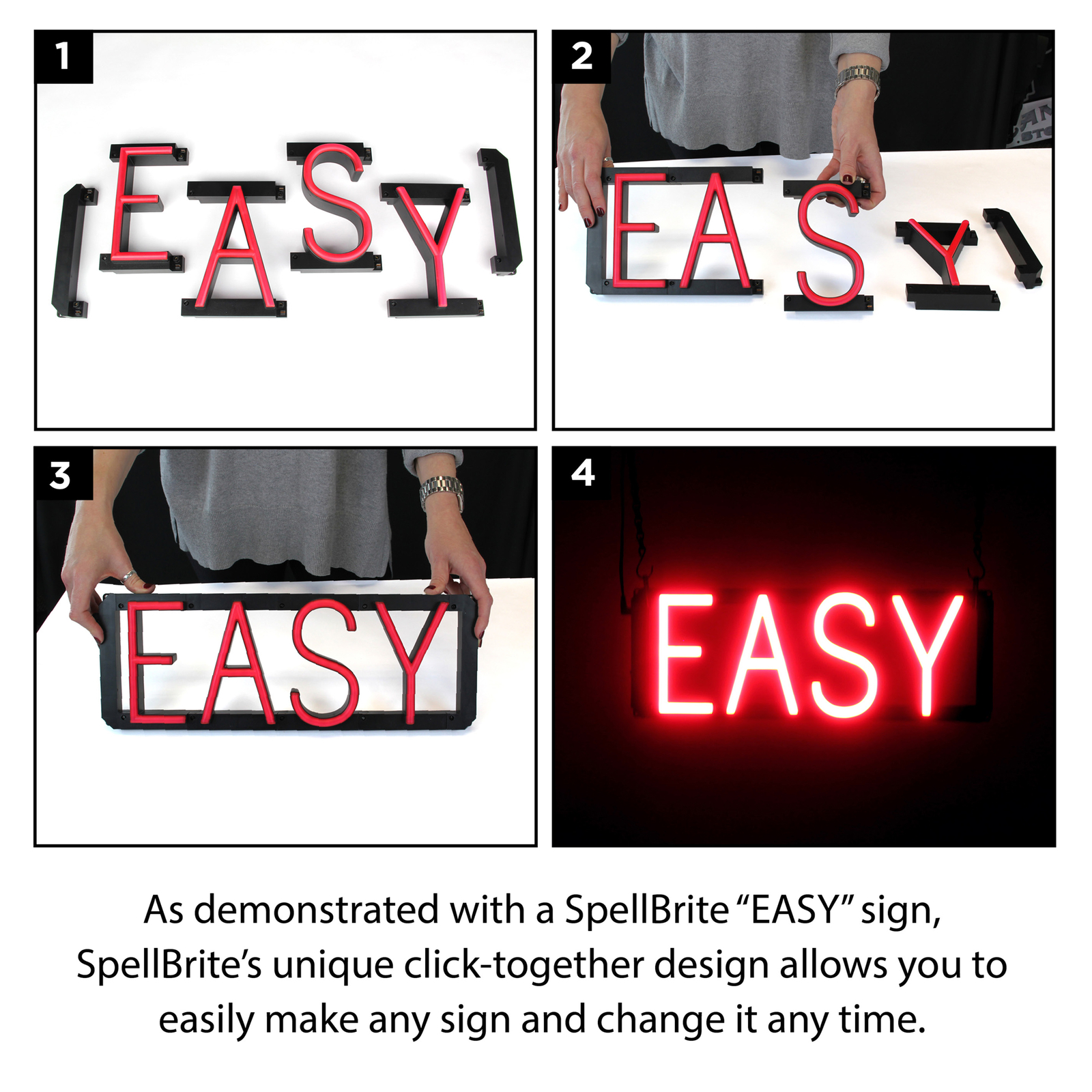 SpellBrite CLEANERS Sign | Neon Cleaners Sign Look, LED Light | 30.8″ x 6.3″