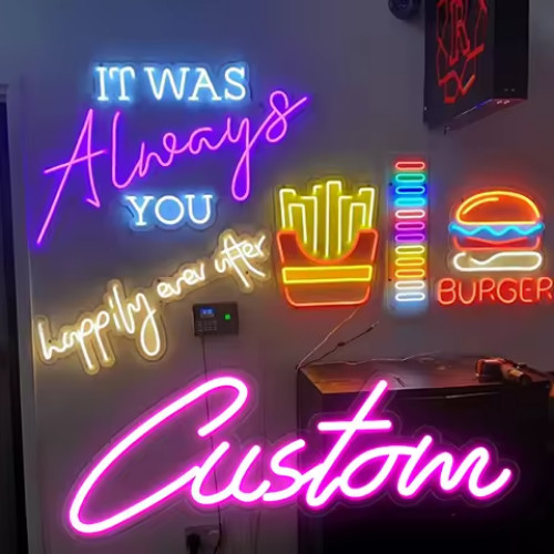 Auto detailing Neon LED Sign Business Wall Decor Lighted Store Sign 24 x 7 in.