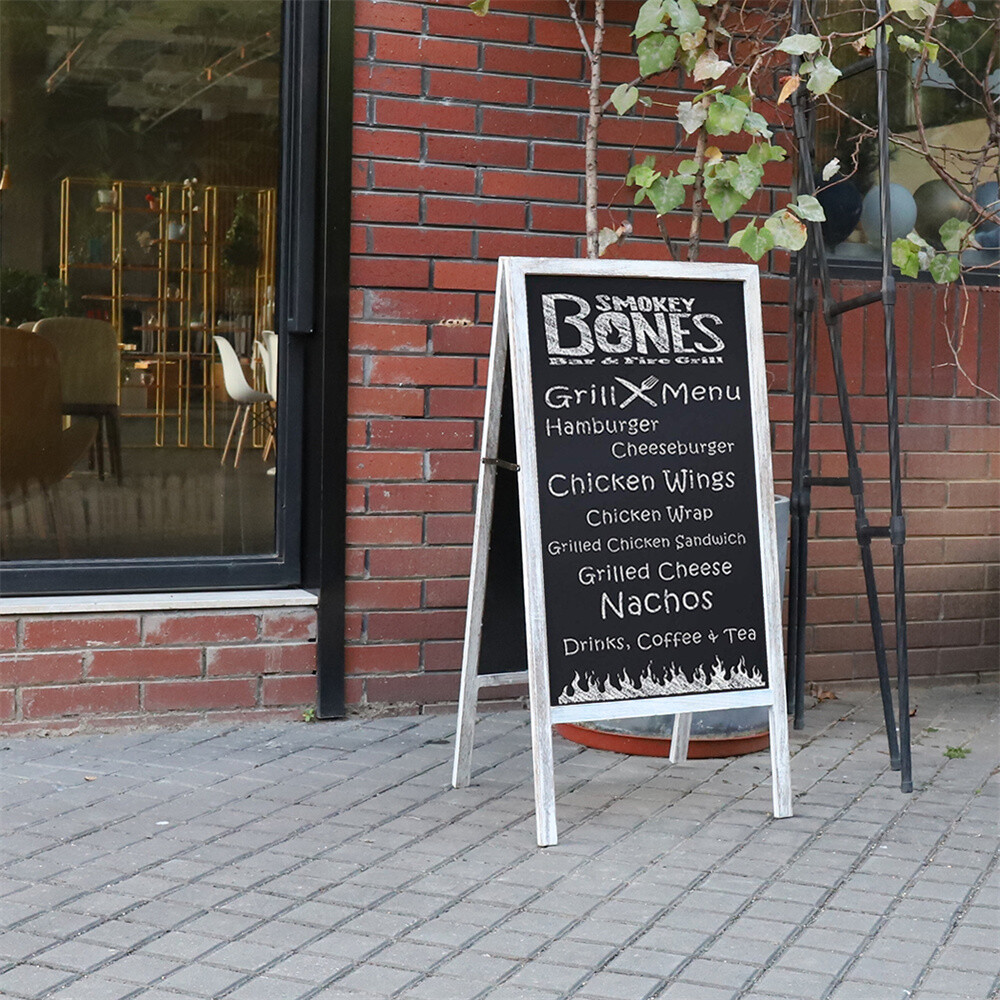 Extra Large Magnetic A-Frame Chalkboard Menu Board Sidewalk Sandwich Board Sign