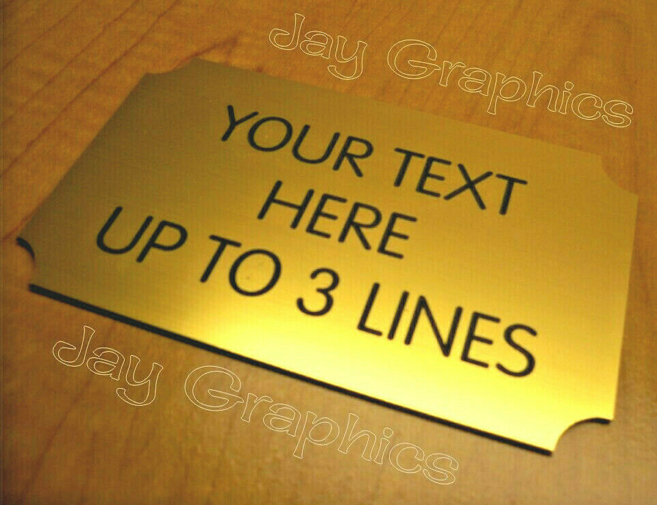 Custom Engraved 3×5 Gold Business Suite Sign Home Office Small Wall Door Plaque